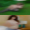 Women skirt sucking